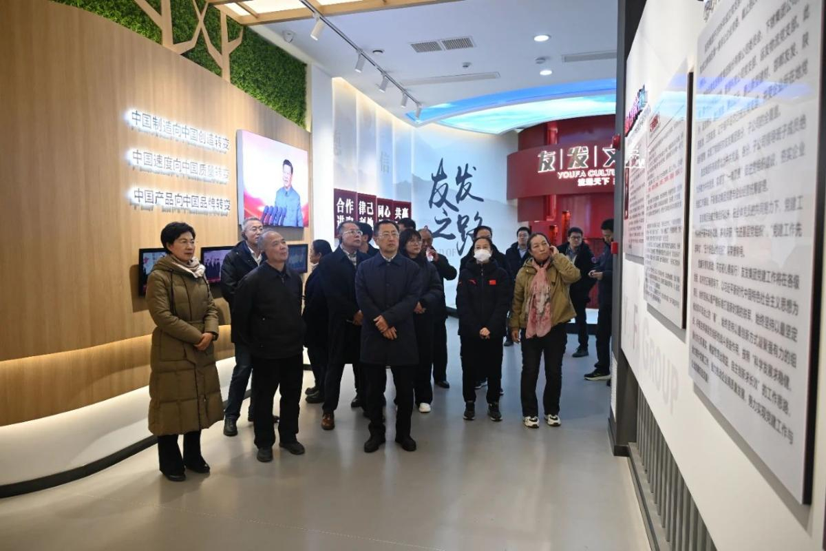 静海区选举单位市人大代表一行到友发集团参观调研